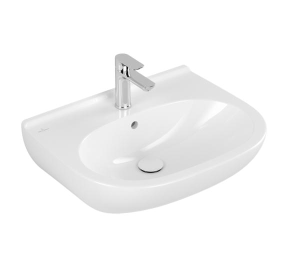 V&B O.novo 60 h&aring;ndvask t/v&aelig;g - 1/3 hanehuller