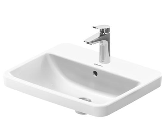 Duravit No. 1 55 h&aring;ndvask t/nedf&aelig;ldning - 1 hanehul