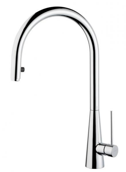 Cass&oslash;e Newform Conico k&oslash;kkenarmatur m/udtr&aelig;k - Krom