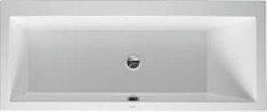 Duravit Vero rektangul&aelig;rt badekar 1700x700 - Rygl&aelig;n venstre
