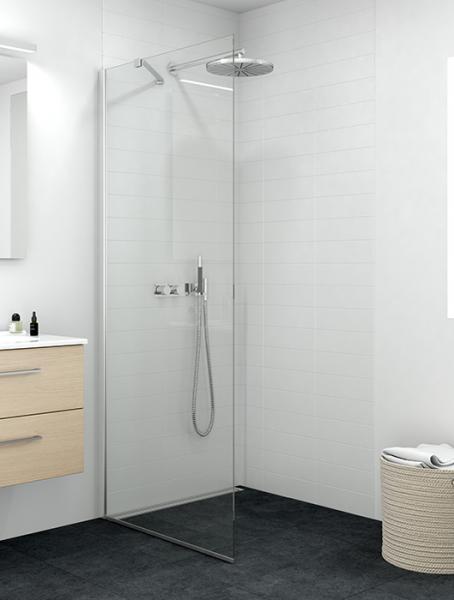 Dansani Match D 80 fast v&aelig;g - Klar glas/matkrom