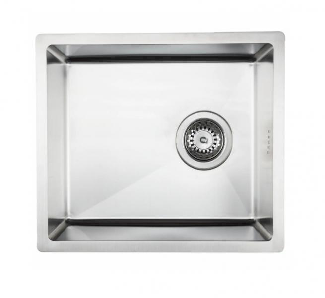 Lavabo DK400 k&oslash;kkenvask m/kurveventil - Rustfrit st&aring;l