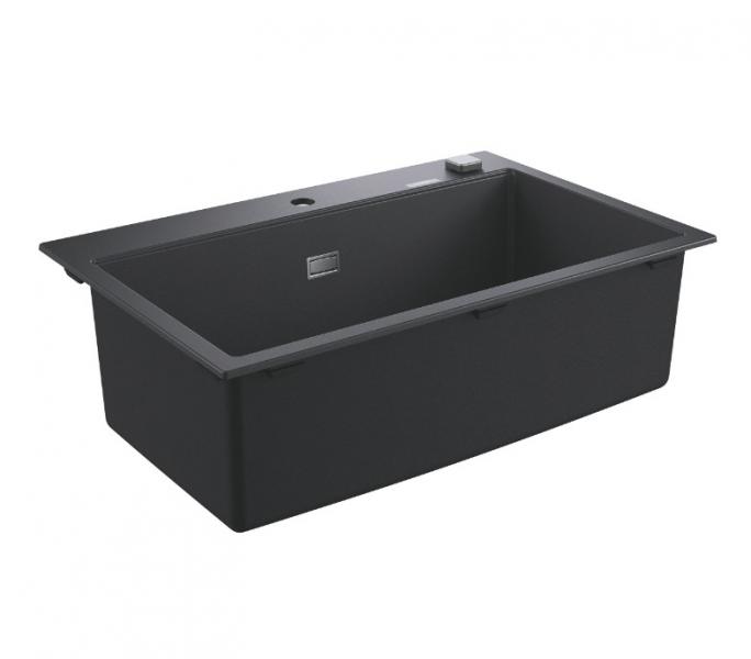 Grohe K700 k&oslash;kkenvask 80-C - Sort granit