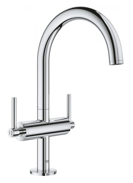 Grohe Atrio New h&aring;ndvaskarmatur m/ pop-up bundventil - Krom