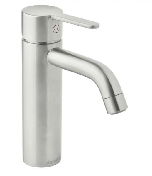 Damixa Silhouet M håndvaskbatteri u/bundventil - Steel Damixa Silhouet M håndvaskbatteri u/bundventil - Steel