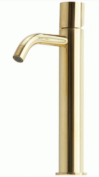 Lavabo Mira 070 h&aring;ndvaskarmatur h&oslash;j model - Messing natur