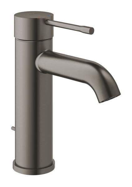 Grohe Essence New h&aring;ndvaskarmatur m/bundventil - B&oslash;rstet hard graphite