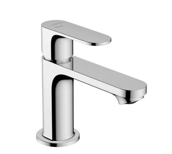 Hansgrohe Rebris S 80 h&aring;ndvaskarmatur m/CoolStart og bundventil - Krom