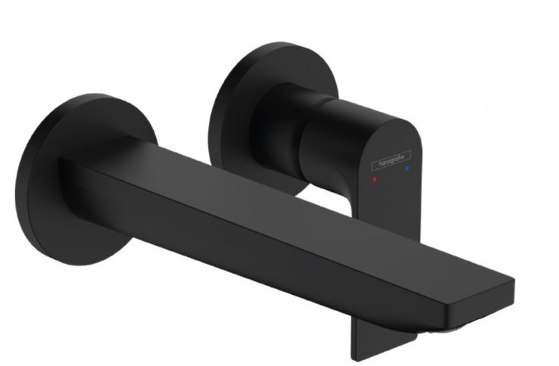 Hansgrohe Rebris E h&aring;ndvaskarmatur t/indbygning i v&aelig;g - Mat sort