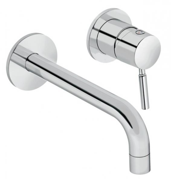 Damixa Merkur h&aring;ndvaskarmatur t/indbygning - Krom