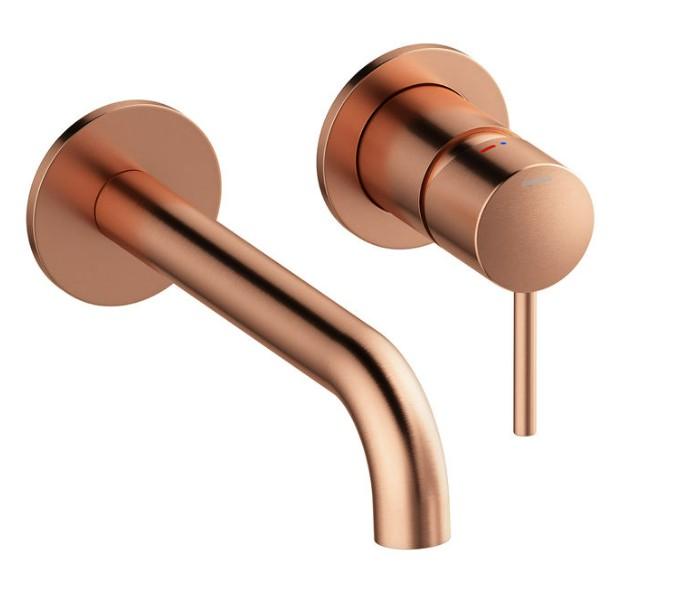 Damixa Osier armatur til indbygning i væg - Børstet kobber Damixa Osier armatur til indbygning i væg - Børstet kobber