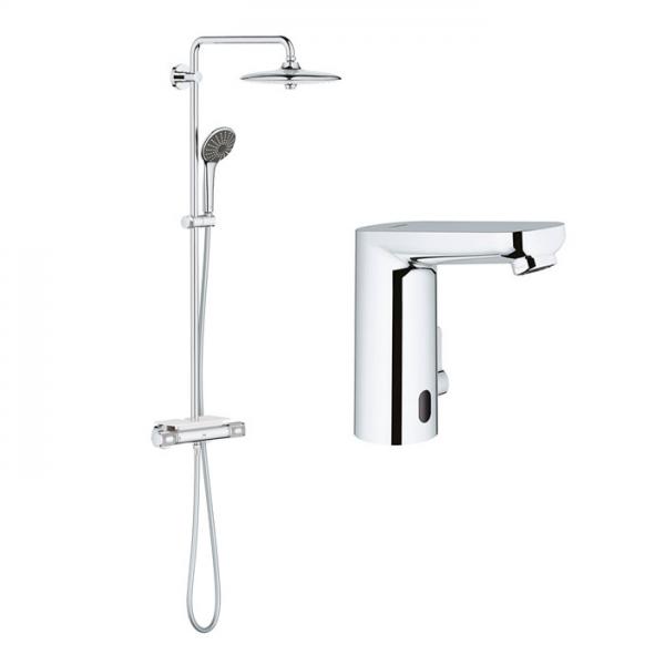 Grohe Eurosmart Cosmopolitan E & Vitalio Joy 260 pakke til badev&aelig;relset