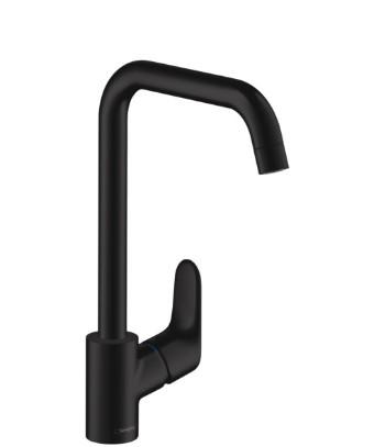 Hansgrohe Focus 260 k&oslash;kkenarmatur - Mat sort