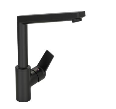 Oras Twista k&oslash;kkenarmatur m/svingtud - Mat sort