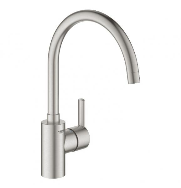 Grohe Feel k&oslash;kkenarmatur C-tud - Supersteel