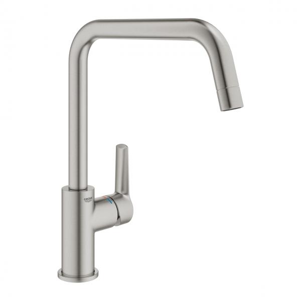 Grohe Start køkkenarmatur m/L-tud - Steel Grohe Start køkkenarmatur m/L-tud - Steel