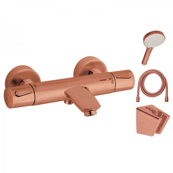 Damixa Silhouet komplet kararmatur - Børstet kobber Damixa Silhouet komplet kararmatur - Børstet kobber
