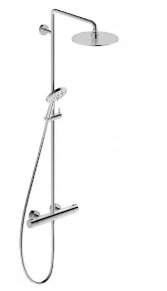 Duravit C.1 komplet brusesystem - &Oslash;240 - Krom