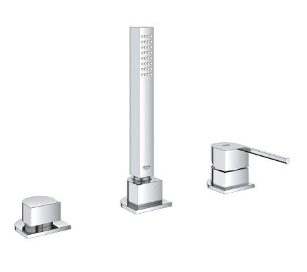 Grohe Plus 3-hulsarmatur til kar - Krom Grohe Plus 3-hulsarmatur til kar - Krom