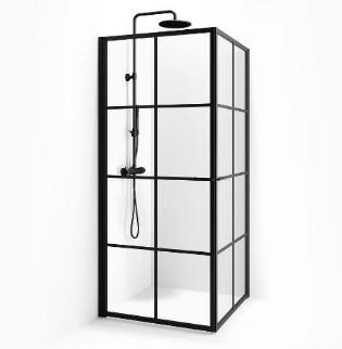 Cass&oslash;e New York firkantet niche m/sprosser - 78x78 cm