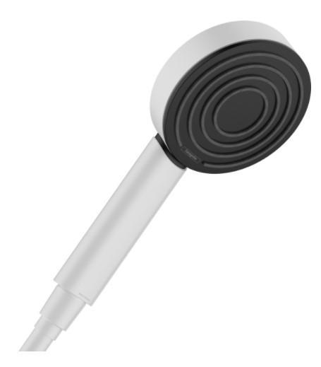 Outlet - Hansgrohe Pulsify S 1jet h&aring;ndbruser - Mat hvid