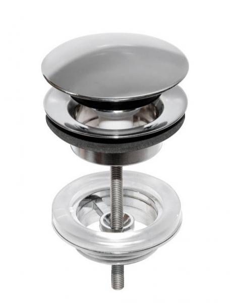 Gustavsberg push-down bundventil til vask - Krom Gustavsberg push-down bundventil til vask - Krom