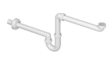 Sanibell pladsbesparende vandl&aring;s til h&aring;ndvask