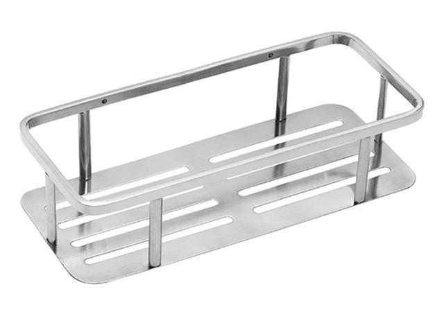 Pressalit brusehylde - Poleret rustfrit st&aring;l