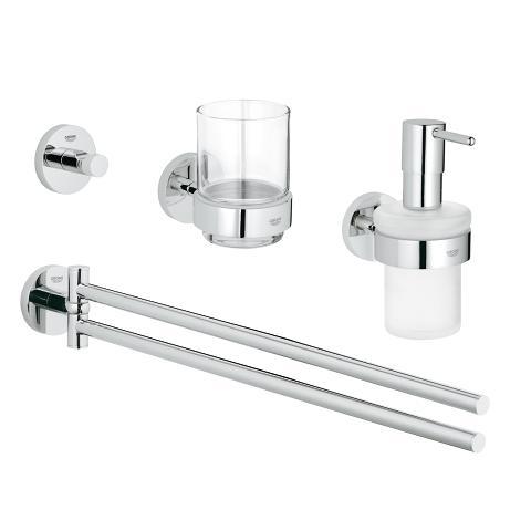 Grohe Essentials tilbehørssæt 4 i 1 - Krom Grohe Essentials tilbehørssæt 4 i 1 - Krom