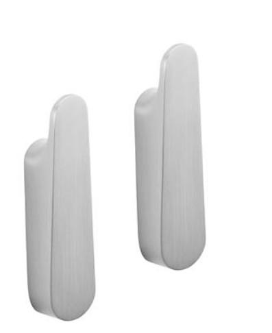 Pressalit Style håndklædekrog - 2 stk - Børstet stål Pressalit Style håndklædekrog - 2 stk - Børstet stål