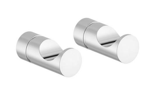 Damixa Silhouet h&aring;ndkl&aelig;dekrog - 2 styk - Krom