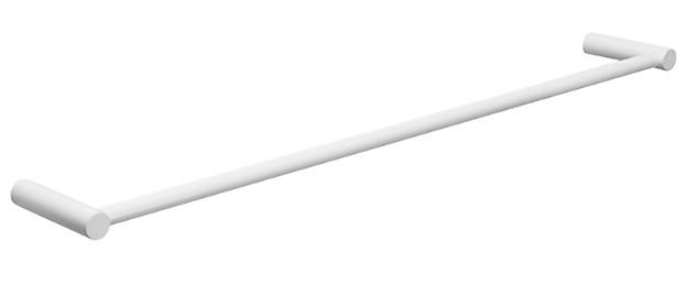 Pressalit enkel h&aring;ndkl&aelig;destang - Mat hvid