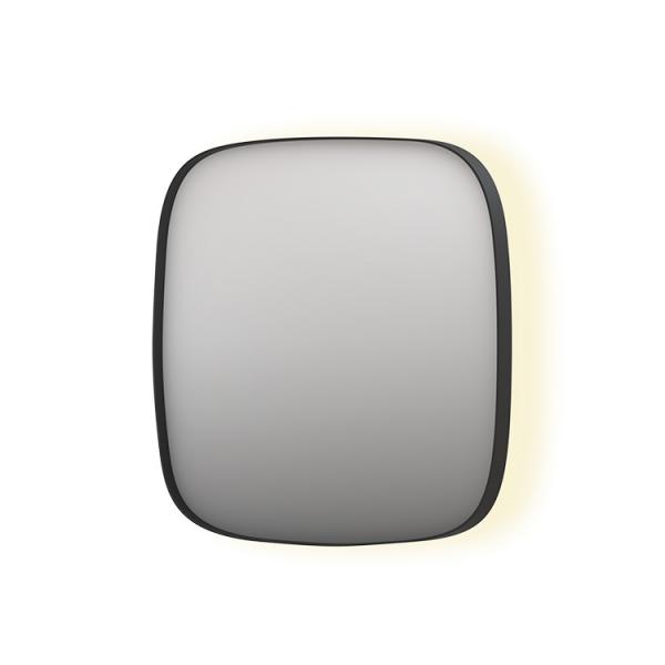 Sanibell Ink SP30 superellipse spejl m/backlight, varme og sensor 60 x 60 cm - Mat sort Sanibell Ink SP30 superellipse spejl m/backlight, varme og sensor 60 x 60 cm - Mat sort