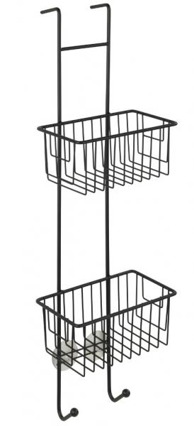 House steel brusehylde til bruseniche - Mat sort House steel brusehylde til bruseniche - Mat sort