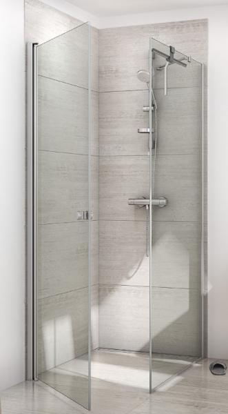 Dansani Match A+D 80x80 brusehjørne - Klar glas/matkrom Dansani Match A+D 80x80 brusehjørne - Klar glas/matkrom