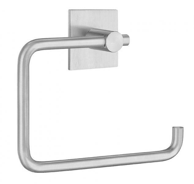 Beslagsboden selvkl&aelig;bende toiletpapirholder 1132 - Rustfrit st&aring;l
