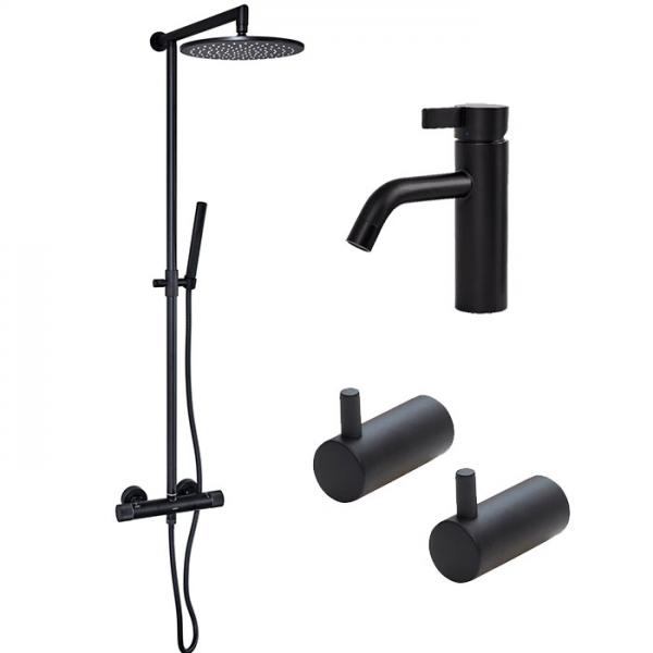 Cass&oslash;e komplet pakke til badev&aelig;relse - Mat sort