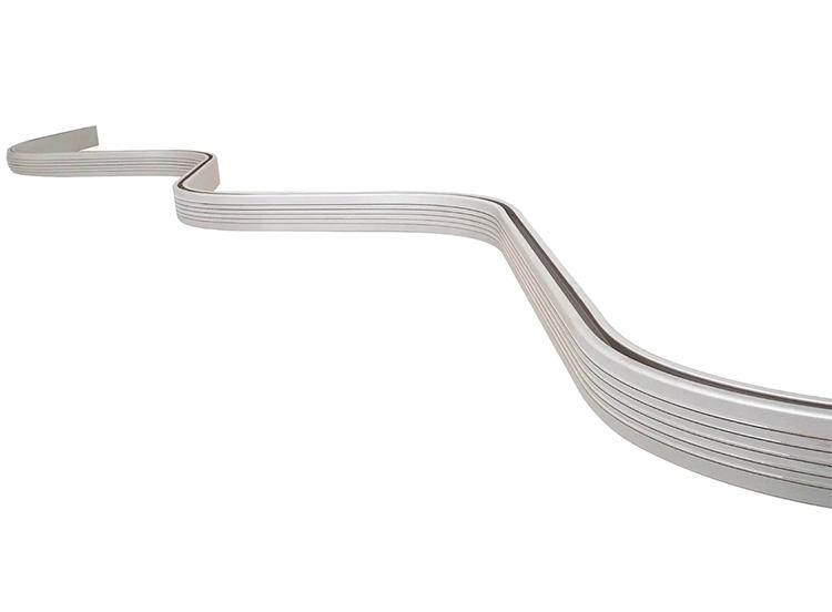 Hefe Bendy forhængsstang - Sølvgrå Hefe Bendy forhængsstang - Sølvgrå