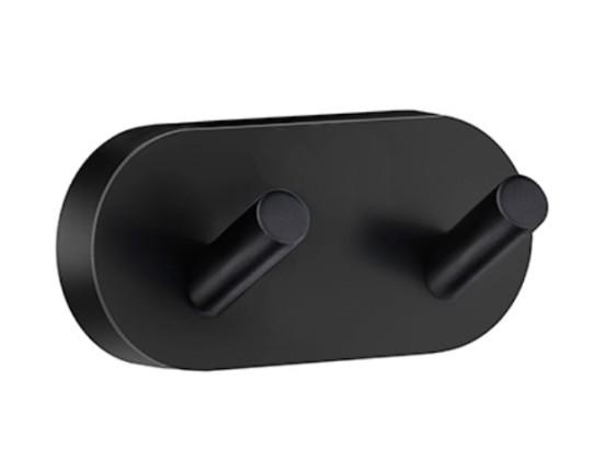 Smedbo Home dobbeltkrog - Mat sort Smedbo Home dobbeltkrog - Mat sort