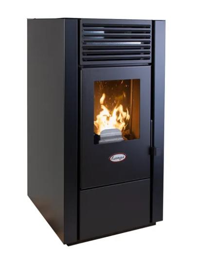 Langå Marisa Træpilleovn - Sort - Varmeflytning Langå Marisa Træpilleovn - Sort - Varmeflytning