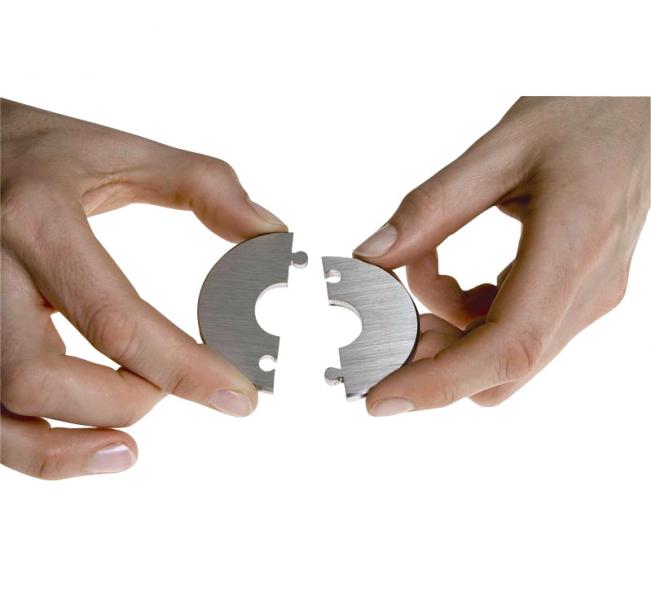 Click One Two v&aelig;groset rustfri til 34,5mm (1 )"