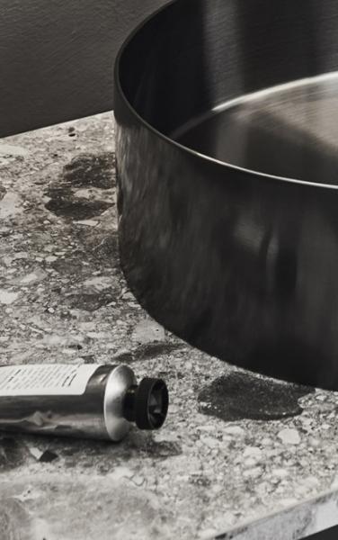 Hafa laminatbordplade 121 - Gr&aring; terrazzo