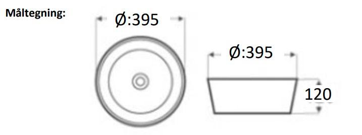 Cass&oslash;e Romano fritst&aring;ende bowlevask - Glas/m&oslash;rktonet