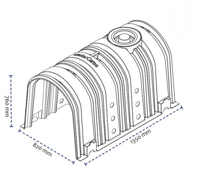 Watercare Villa midtermodul til faskinetunnel Watercare Villa midtermodul til faskinetunnel