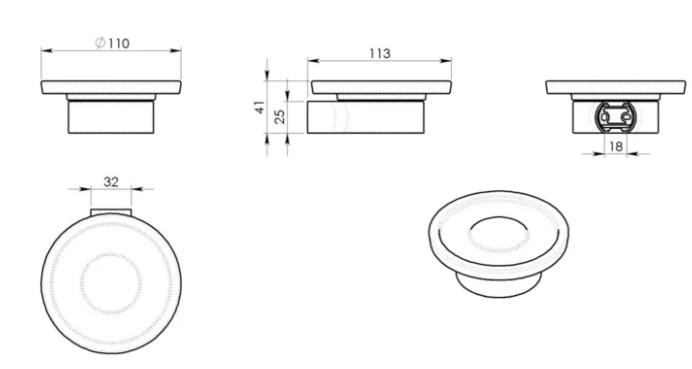Hefe Piren s&aelig;besk&aring;l t/v&aelig;g - Mat sort