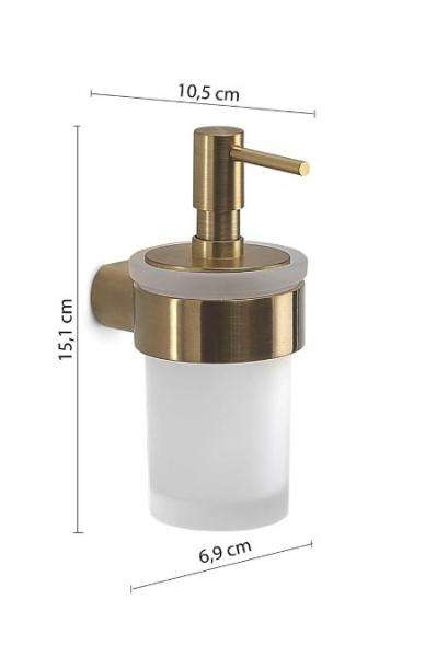 Hefe Piren s&aelig;bedispenser til v&aelig;g - B&oslash;rstet messing