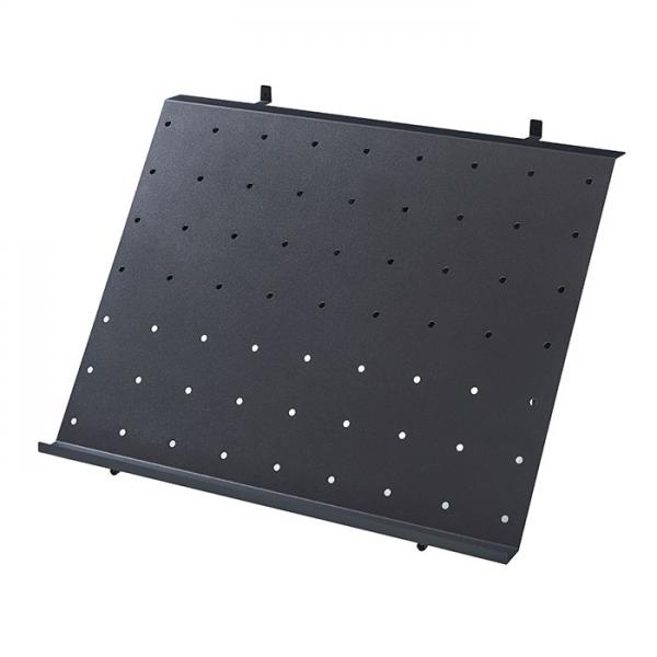 Sort skohylde til akustikpanel - 46 cm Sort skohylde til akustikpanel - 46 cm