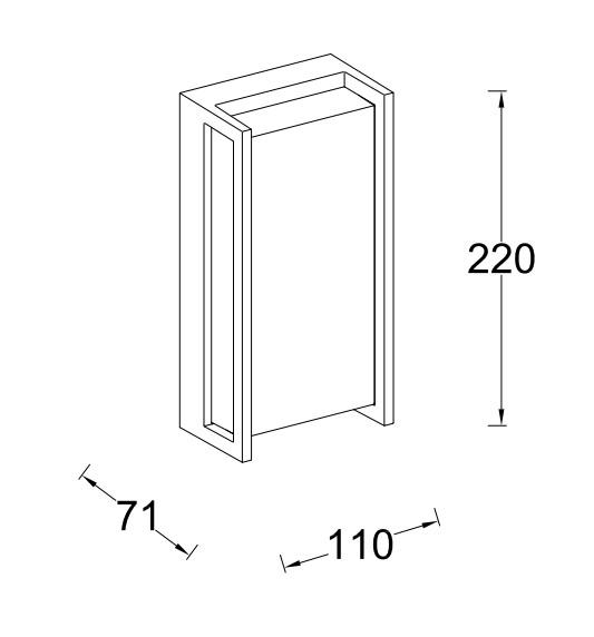 Lutec Connected Qubo udendørslampe til væg m/appstyring og farveskift Lutec Connected Qubo udendørslampe til væg m/appstyring og farveskift
