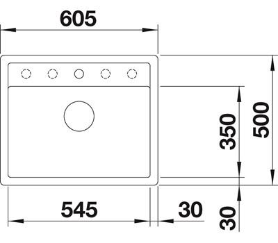 Blanco Dalago 6-F MX k&oslash;kkenvask - Sort