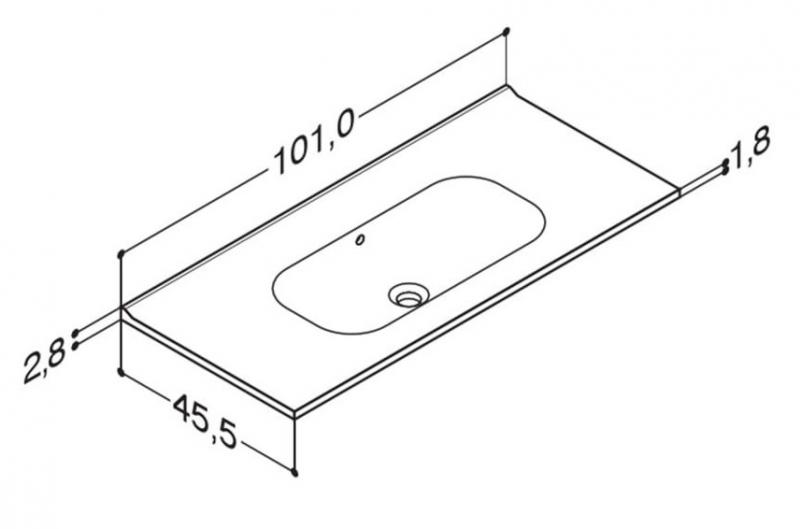 Dansani Kantate 100 m&oslash;belvask - Uden hanehul